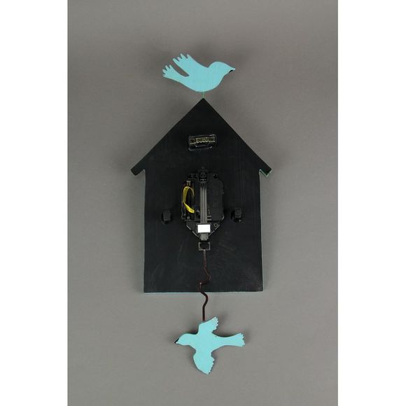 Allen Designs Blessed Nest Birdhouse and Birds Wall Clock - Picture 3 of 4
